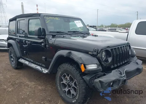 2021 Jeep Wrangler Unlimited Sport S 4X4 from USA, damaged, VIN 1C4HJXDG0MW788779